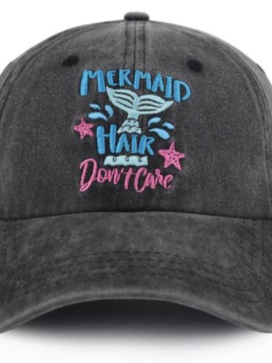 Accessories - T3-2 53 TANG7 Mermaid Black Hat
